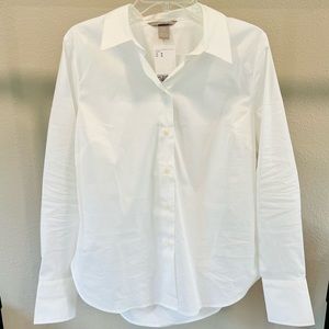 H&M Women’s Cotton-Blend Button Up